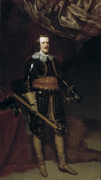 Felipe IV con un león de Diego Velázquez
